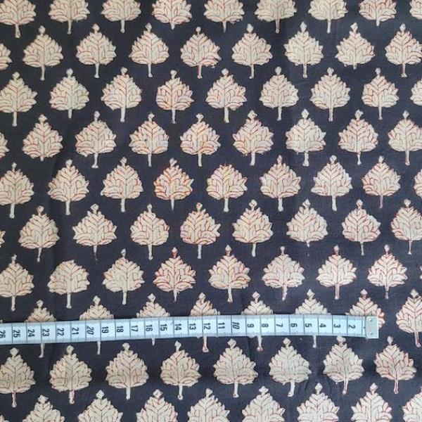 Bagru Hand Block Print aus Indien – FLORAL